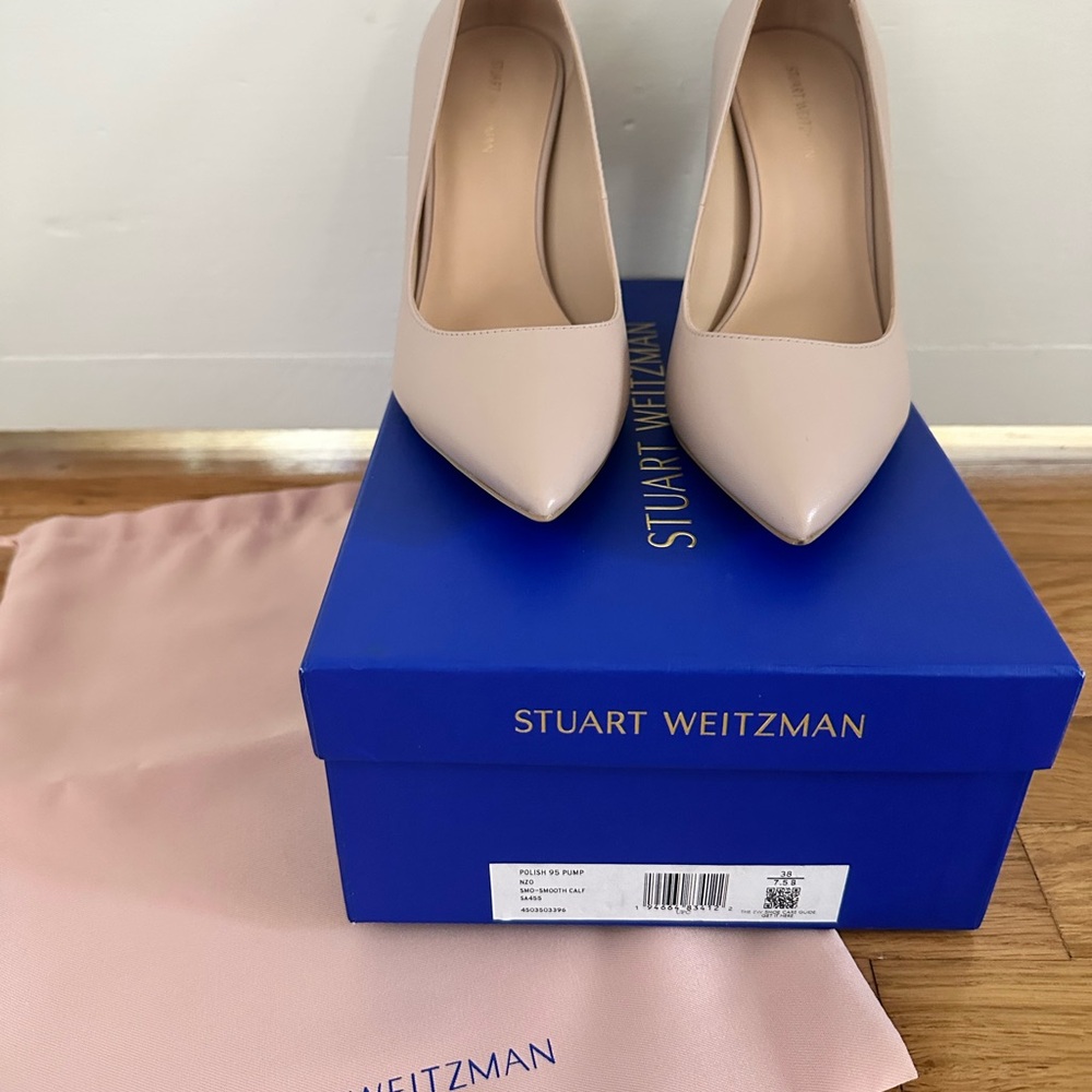 New Stuart Weitzman Women's Nude Pumps Size 7.5